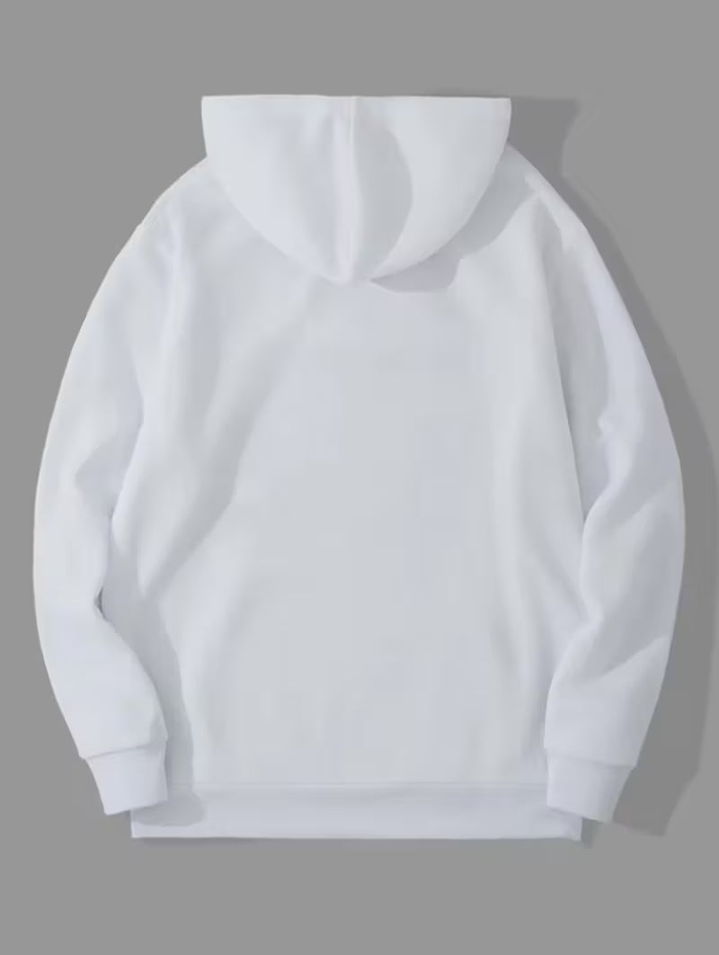 Bluza z Kapturem z Sznurkiem, Kreskówka Nadruk Jesień Zima