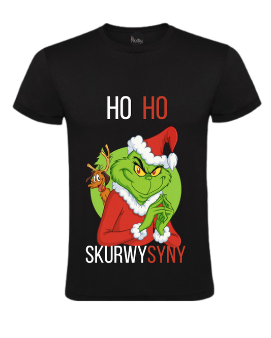 Bawełniana koszulka - HO HO SKURWYSYNY