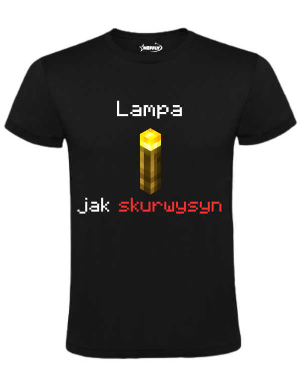 Bawełniana koszulka - Lampa jak skurwysyn