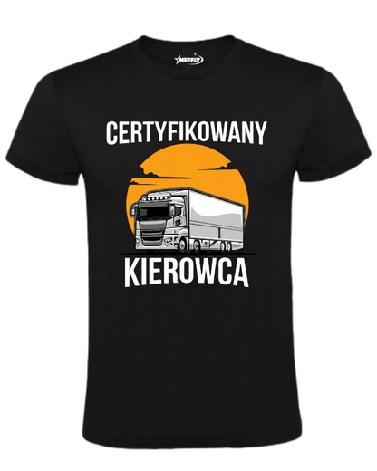 Bawełniana koszulka - CERTYFIKOWANY KIEROWCA