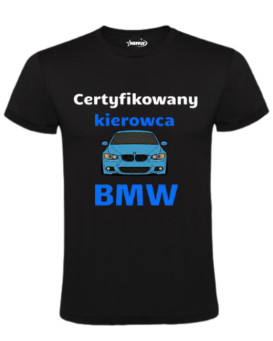 Bawełniana koszulka - Certyfikowany kierowca BMW E92