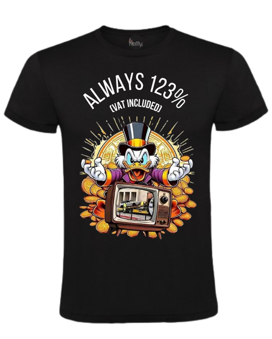 Bawełniana koszulka - ALWAYS 123% (VAT INCLUDED)