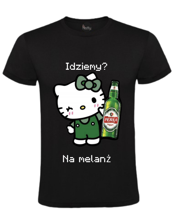 Bawełniana koszulka - Idziemy? Na melanż