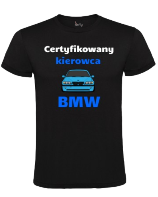 Bawełniana koszulka - Certyfikowany kierowca BMW